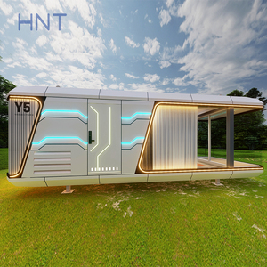 บ้านสำเร็จรูปสมัยใหม่แบบถอดประกอบได้ บ้านคอนเทนเนอร์เคลื่อนที่ขนาดเล็กอัจฉริยะ บ้านแคปซูลอีโค Ch-y5 บ้านแคปซูลอีโค - Product Image 3