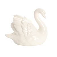 Ornement cygne moderne créatif en céramique décor simple de fête à la maison jardin pelouse mariage nouveauté décoration créative pour la maison couples amoureux