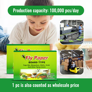 Trappole Adesive per Insetti in Carta, Usa <span class=keywords><strong>e</strong></span> Getta, Gialle, con Forte Adesivo, per Controllo Insetti, Uso Interno, 12 Ore, Prezzo all'Ingrosso - Product Image 4