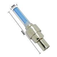 Luces LED para Ruedas de Bicicleta, Tapas de Válvula de Neumático, Alimentación por Batería, Resistentes al Agua IPX4, Coloridas, para Bicicletas de Montaña y Carretera
