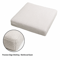 Coussins de canapé d'extérieur en acrylique teint en solution, résistants à la décoloration, hydrofuges et à séchage rapide, sur mesure Hodon pour salon