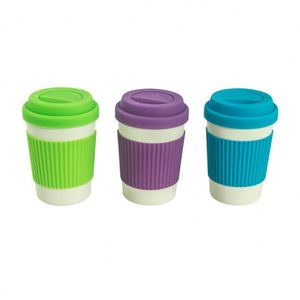 12 Ounce Reusable&Biodegradable <b>Cups</b> Custom Logo Eco Pla <b>Cup</b> With <b>Sip</b> Lid&Stopper Tumbler for Hot Coffee - Product Image 1