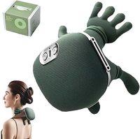 Masseur pour le cou et les épaules, appareil de massage cervical chauffant, massage par vibration 6D, télécommande sans fil, rechargeable par USB