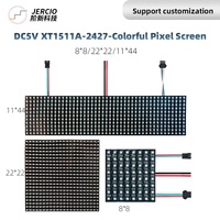 Kit de panneaux matriciels LED modulaires 8x8/11x44/22x22 grilles avec connecteurs 3-PlN | JERcl0 Global Certified