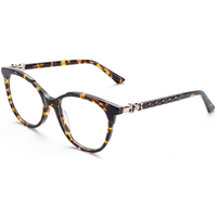 Monture de lunettes optiques Elan Optical YB6019, prix d'usine, style rétro rond, pour femmes, monture intégrale en acétate, lunettes optiques en stock