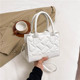 PU Handbag for Women, New Fashion, <b>Quilted</b> Small Square Bag, High-Value <b>Single</b> Shoulder Crossbody Bag, Popular - Product Image 5