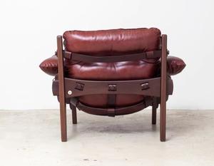 เก้าอี้โซฟาหนังแท้สไตล์จีน, เก้าอี้โซฟาดีไซน์เสือย้อนยุคเก้าอี้เลานจ์ขี้เกียจสำหรับห้องนอนวิลล่าห้องนั่งเล่นระเบียง - Product Image 5