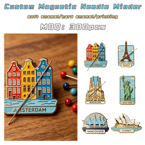Imanes con Diseños <span class=keywords><strong>de</strong></span> Lugares Emblemáticos <span class=keywords><strong>de</strong></span> Ciudades Famosas, Atracción Turística Mundialmente Conocida, Bordado, Fabricación Propia, Tiempo <span class=keywords><strong>de</strong></span> Producción Corto - Product Image 1