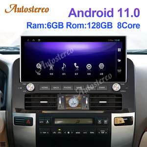 เครื่องเล่นมัลติมีเดียในรถยนต์ระบบสัมผัสหน้าจอ Android 12 พร้อมวิทยุ GPS ระบบนำทาง เสียงสเตอริโอ สำหรับรถยนต์แลนด์ครุยเซอร์ ปี 2003-2010 - Product Image 2