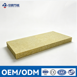 Factory Supplied Customized <b>Thickness</b> Rock Wool Board Thermal Insulation <b>Sheet</b> Square Warehouse External Wall Panel - Product Image 1