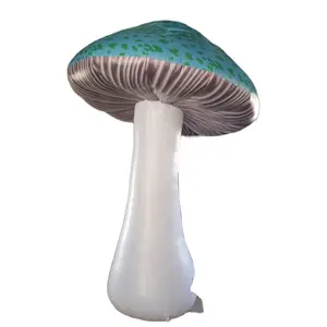 A04时装节展示装饰品充气绿色蘑菇气球，供应定制颜色蘑菇充气物品C2