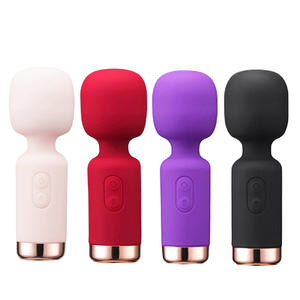 เครื่องนวดขนาดเล็กแบบสั่น 10 โหมด กันน้ำได้ ชาร์จผ่าน USB สำหรับผู้หญิง - Product Image 1