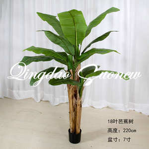 SN-GP12 <span class=keywords><strong>Musa</strong></span> <span class=keywords><strong>basjoo</strong></span> พืชสีเขียวประดิษฐ์กิ่งหนา100ซม. 130ซม. 160ซม. 190ซม. ของตกแต่งห้องนั่งเล่นบ้านพืชสีเขียว - Product Image 5