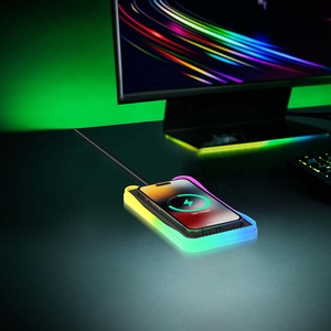 2023 nuovo Black OEM TYPE-C 2 senza fili per auto 15W Silicone Wireless ricarica rapida Pad elettrico veicolo rapido sincronizzatore rapido - Product Image 6