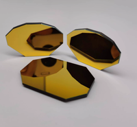 Miroirs de numérisation laser à revêtement or protecteur pour machine laser CO2, miroir Galvo en stock