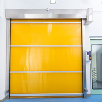Rideau de porte roulante à haute vitesse anti-huile, résistant à la contamination par la graisse, facile à nettoyer, pour ateliers alimentaires et chimiques