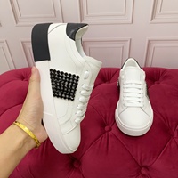 Sneaker de luxe italienne à paillettes dorées pour homme, design jeune et robuste, prix bas, marque tendance, doublure en maille, tige en tissu