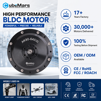 Actuador de articulación robótica con imán permanente sin escobillas CubeMars AK80-64, 48 Nm nominal, 120 Nm pico, servomotor para articulación de pierna de robot humanoide