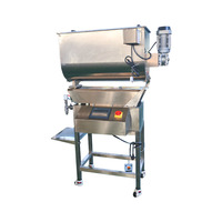 Pompe à lobes multifonctionnelle semi-automatique sanitaire, mélangeur-remplisseur servo, trémie et valve pour l'industrie agroalimentaire, les bouteilles en plastique et le verre