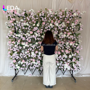 ฉากหลังดอกซากุระประดิษฐ์แบบถอดประกอบได้ LEDA สำหรับงานแต่งงาน ดีไซน์นำกลับมาใช้ใหม่ได้ เหมาะสำหรับงานเลี้ยงฉลองงานแต่งงานและถ่ายภาพ - Product Image 1