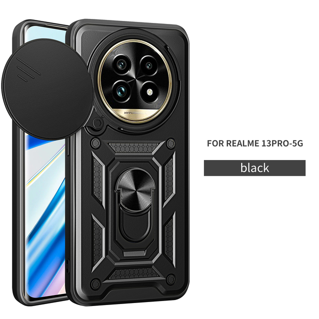 Lens Protection Phone Case for Realme 13 Pro case Shockproof Cover With Kickstand for Realme 13 Pro Plus Phone Case