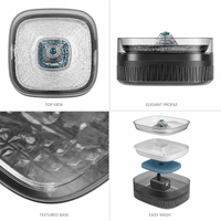 Fontaine à eau pour animaux de compagnie de grande capacité 5,5 L WF380 Distributeur d'eau automatique pour chats et chiens avec pompe ultra silencieuse et filtration multiple