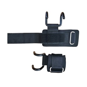 Vente en gros de haute qualité en néoprène pour entraînement sportif, fitness, <span class=keywords><strong>musculation</strong></span>, haltérophilie, crochets avec sangles de poignet - Product Image 3