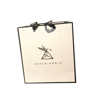 Sacs en papier blancs de luxe écologiques et recyclables en gros, impression offset pour produits de soin, mascara et essentiels