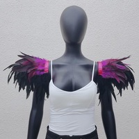 Luxuriöse Spitzen-Federschals Maßgefertigte Hochwertige Farben Komfortables Damen-Erwachsenen-Halloween-Cosplay-Kostüm-Set Fabrik-Großbestellung