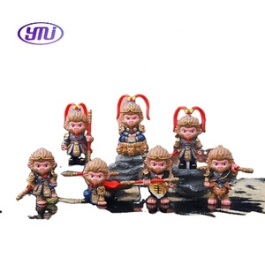 6PCS blindbox đen huyền thoại Wukong nhựa Anime hình bí ẩn túi mù hộp mini nhân vật Bộ Anime figurine Sun Wukong hình - Product Image 1