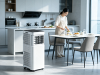 Climatiseur portable 7000 BTU, unité mobile de climatisation, refroidissement uniquement, climatiseur portable pour la maison, le bureau, la chambre