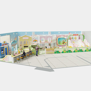 Divertido Equipo de Juego Suave Comercial de Múltiples Niveles, Parque Infantil Interior con Túneles y Diversos Juguetes para Centro de Juegos Comunitario - Product Image 2