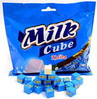 Sac halal d'emballage pour lait saveur, tissu floral, cube de bonbons, en forme de cube, pour boire du lait