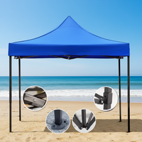 Tente de pavillon pliable professionnelle de haute qualité à double couche 3x3 imperméable toutes saisons pour les expositions commerciales