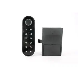 Qidots biometric drawer digital lock keyless intelligent locker lock for steeling cabinet
