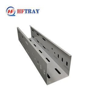 Bandeja de Cables Ventilada Perforada de Acero Galvanizado en Caliente Resistente a la Corrosión 100x100mm con Recubrimiento en Polvo para Uso en Construcción - Product Image 2