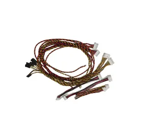 OEM Molex502439-0800ケーブルカスタマイズ銅ストランドサイズ0.08mm航空機/マルチローター用超フレキシブルワイヤーハーネス