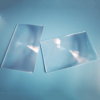 Lentille de Fresnel solaire carrée FL200-510mm en PMMA pour LED, grande lentille de Fresnel