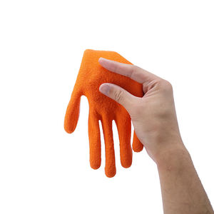 Guantes de seguridad para el trabajo con logotipo personalizado de fábrica, guantes de mano para jardín con revestimiento de Palma de algodón y poliéster - Product Image 6