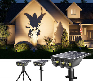 Projecteurs solaires encastrés pour pelouse, 3 LED, IP65, pour cour rurale, éclairage <span class=keywords><strong>solaire</strong></span> décoratif de jardin - Product Image 3
