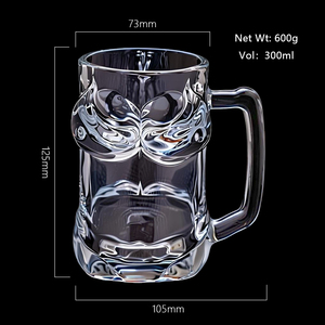 Ly bia hình phụ nữ khỏa thân thiết kế độc đáo 300ml, ly <span class=keywords><strong>u</strong></span>ống bia cho quán bar, hộp đêm - Product Image 5