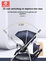Poussette Shenma pour bébé, haute, portable, amortissante, pour enfants, pliable, cinq points, pour les enfants de 3 ans