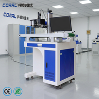 Máquina de Marcado Láser de Fibra CNC CORAL HG-SJ-G-D50 de 50W, Máquina de Grabado de Metal de Alta Precisión, Compatible con Archivos DXF, AI y DST