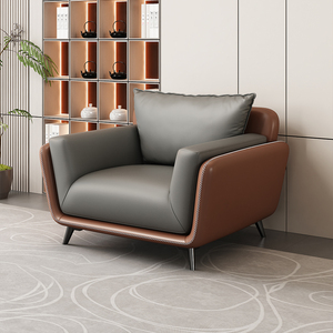 Juego de Muebles de Oficina Modernos de Cuero de Lujo con Sofá Reclinable, Silla de Descanso Inflable para Oficina en Casa y Uso Hospitalario - Product Image 5