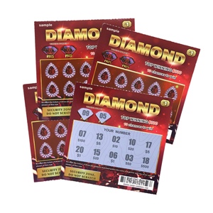 Nuevo Diseño de Boletos de Lotería Personalizados de Alta Calidad, Reciclables, <span class=keywords><strong>para</strong></span> Raspar, Venta al por Mayor - Product Image 5