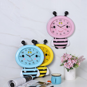Cute Children <strong>Bee</strong> Shaped Wall <strong>Clock</strong> - Product Image 1