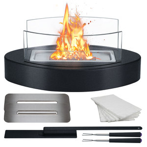 Cheminée de table au <span class=keywords><strong>bio</strong></span>éthanol, insert en verre, portable, petite, grande, mini, cheminée de table, brûleur à <span class=keywords><strong>bio</strong></span>-carburant de bureau, lampe à huile - Product Image 1