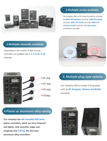 Contrôleur numérique Ethernet PWM MUKEREN 4/8 canaux, sortie 24V, alliage d'aluminium, charge maximale 200W, durable