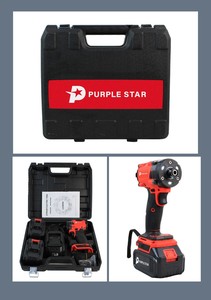 Set Bor Listrik Merah 18V 20V Desain Baru Obeng Berpatent Torsi Kuat 220N.<span class=keywords><strong>m</strong></span> Tanpa Kabel dengan Kustomisasi OEM - Product Image 6