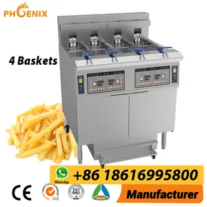 Chicken Frying Machine Mcdonald'S Fries Roast Chicken Fryer Potato Chips Fryer Machine OFE-28A